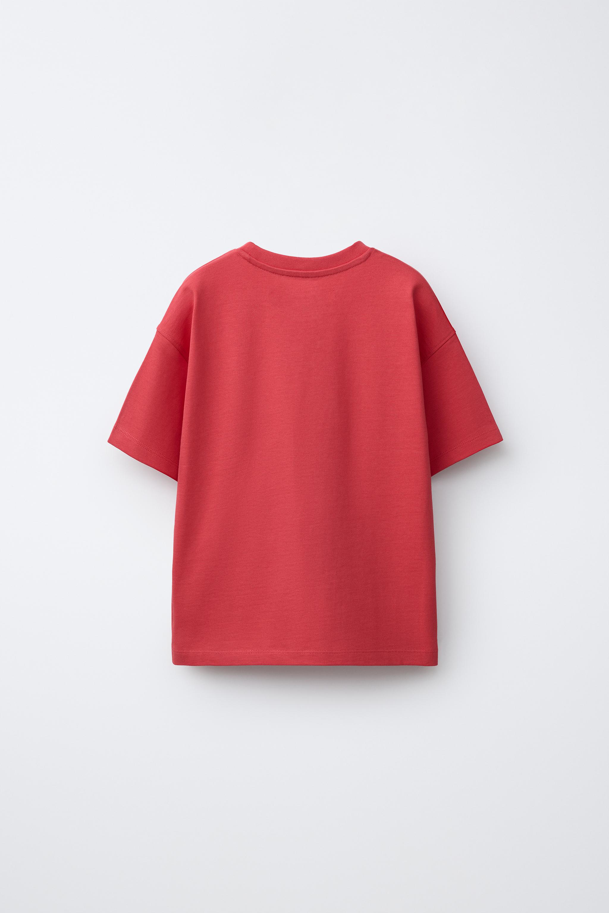 HEAVYWEIGHT EMBROIDERED TEXT T-SHIRT